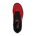 Red-Black - Lifestyle - Skechers Mens Track Broader Trainers