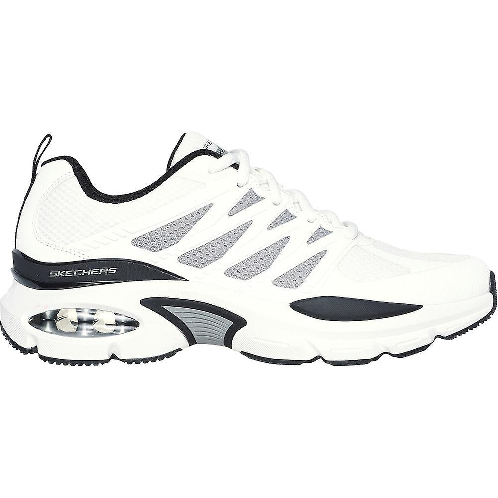 White-Black - Side - Skechers Mens Skech-Air Ventura - Revell Trainers
