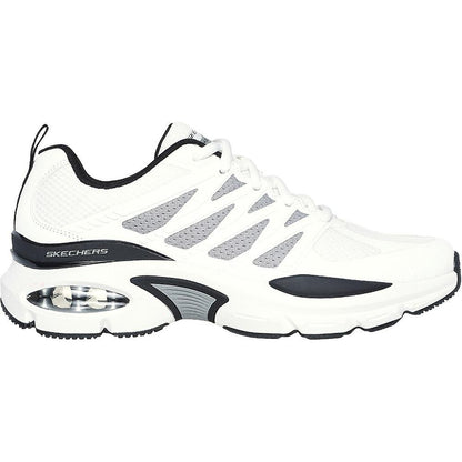White-Black - Side - Skechers Mens Skech-Air Ventura - Revell Trainers