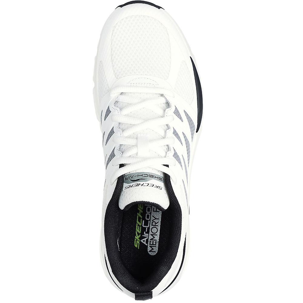White-Black - Lifestyle - Skechers Mens Skech-Air Ventura - Revell Trainers