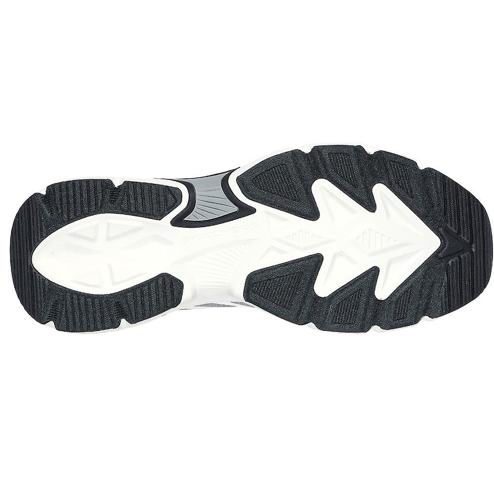 White-Black - Pack Shot - Skechers Mens Skech-Air Ventura - Revell Trainers