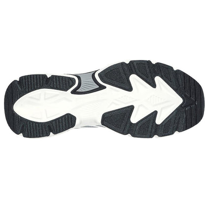 White-Black - Pack Shot - Skechers Mens Skech-Air Ventura - Revell Trainers