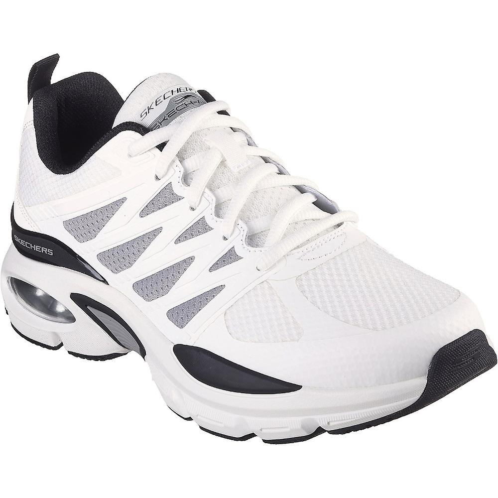 White-Black - Front - Skechers Mens Skech-Air Ventura - Revell Trainers