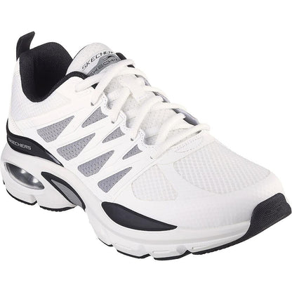 White-Black - Front - Skechers Mens Skech-Air Ventura - Revell Trainers