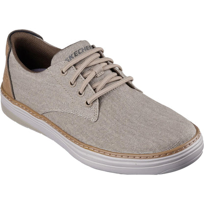 Khaki - Front - Skechers Mens Hyland Ratner Shoes