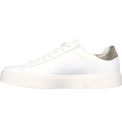 White-Gold - Back - Skechers Womens-Ladies Eden LX Beaming Glory Trainers