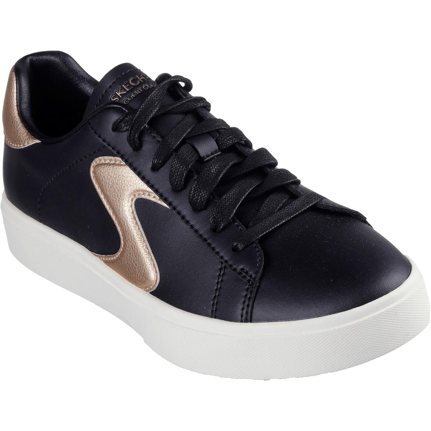 Black-Rose Gold - Front - Skechers Womens-Ladies Eden LX Beaming Glory Trainers