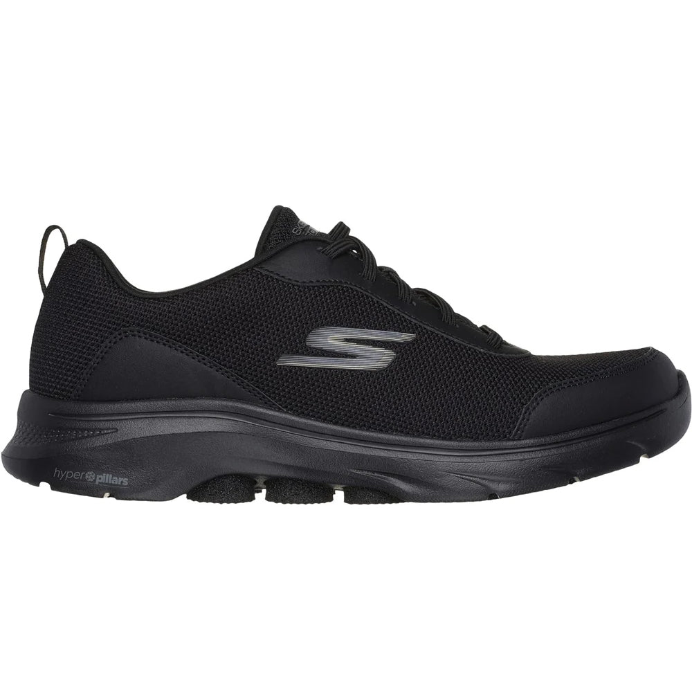 Black - Back - Skechers Mens Go Walk 7 Trainers