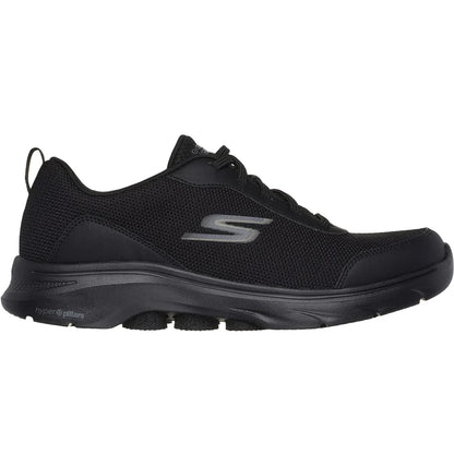 Black - Back - Skechers Mens Go Walk 7 Trainers