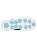 Black-Turquoise - Pack Shot - Skechers Womens-Ladies GO WALK 7 - Cosmic Waves Trainers