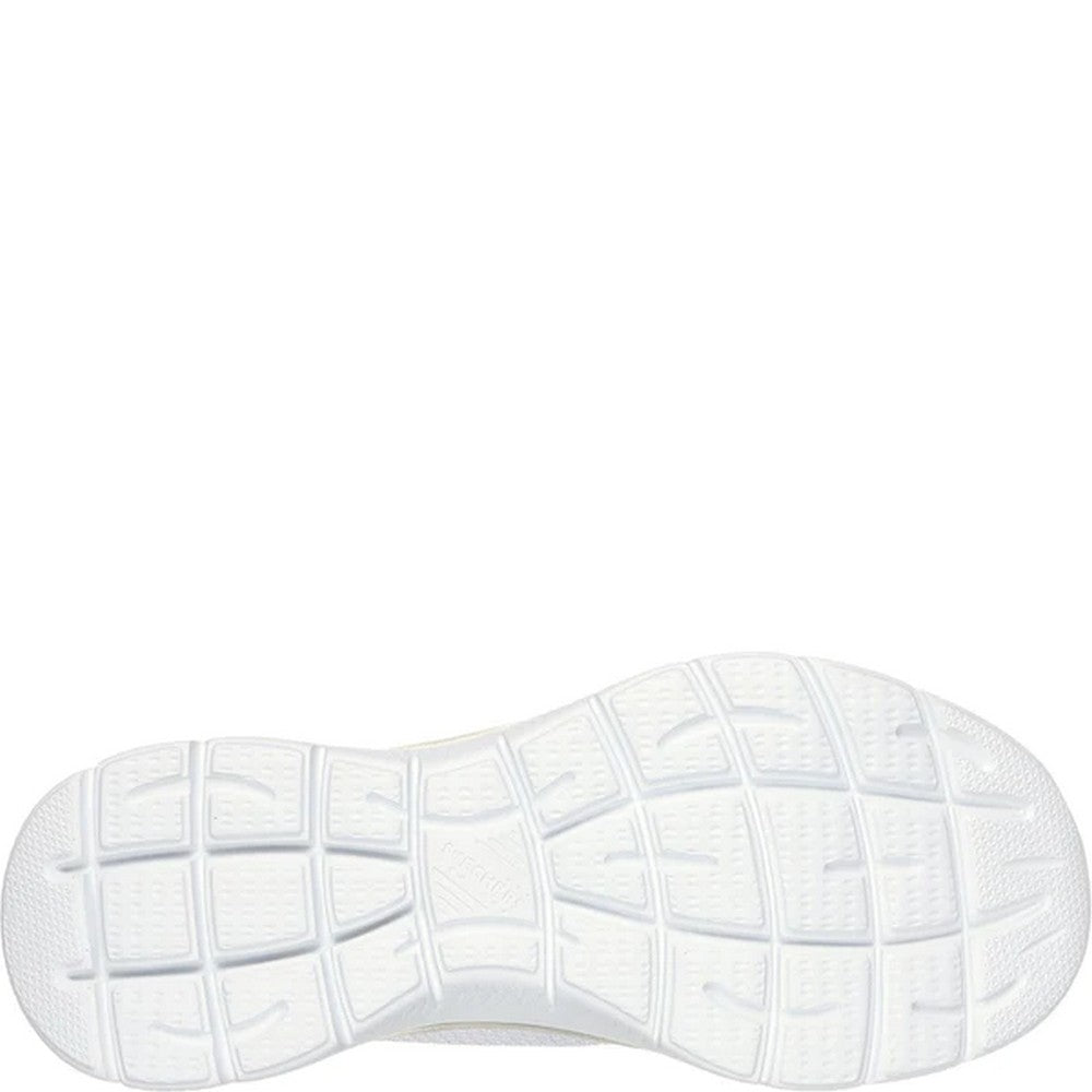 White-Silver - Back - Skechers Womens-Ladies Summits - Diamond Dream Trainers