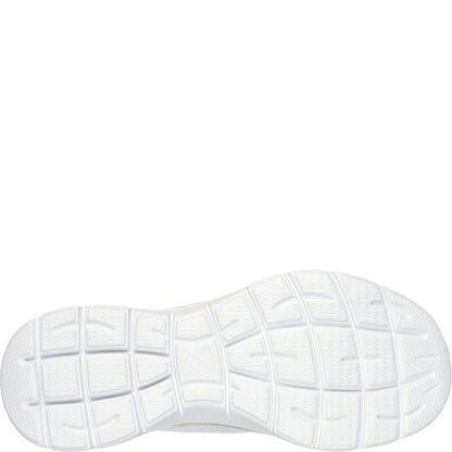 White-Silver - Back - Skechers Womens-Ladies Summits - Diamond Dream Trainers
