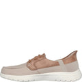 Taupe - Lifestyle - Skechers Womens-Ladies On The Go Flex Palmilla Boat Shoes