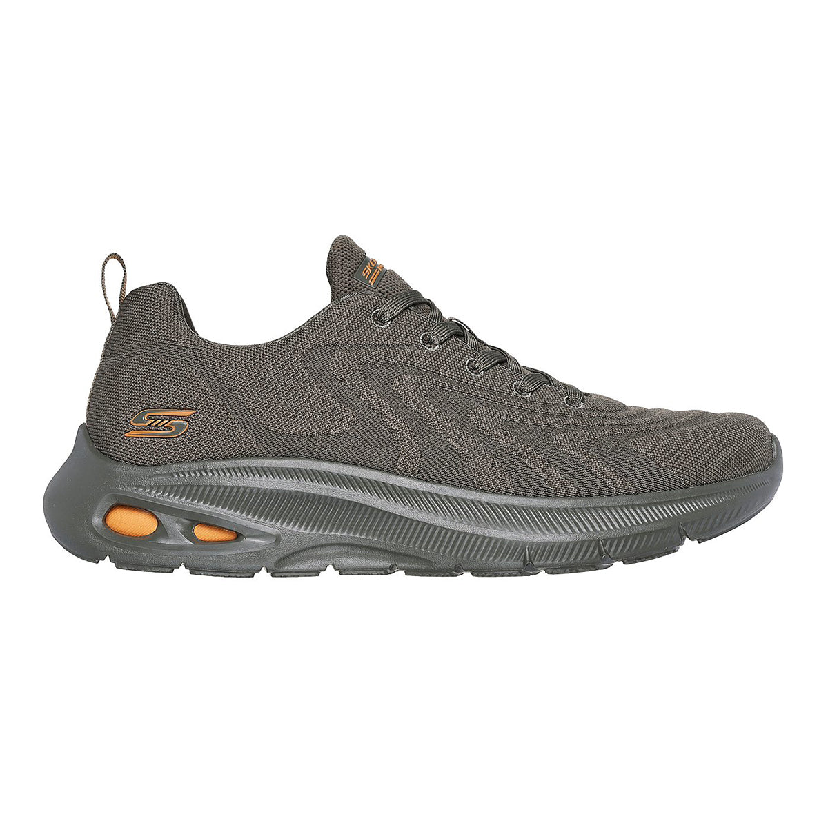 Olive - Side - Skechers Mens Bobs Unity Sleek Revive Trainers