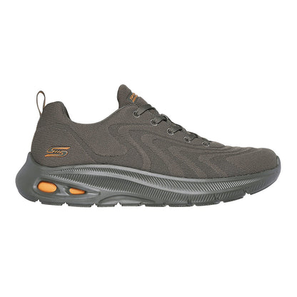 Olive - Side - Skechers Mens Bobs Unity Sleek Revive Trainers