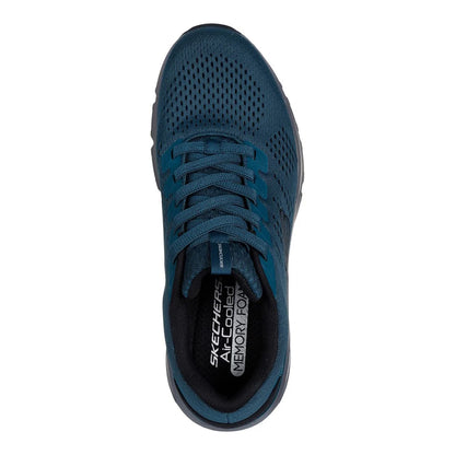 Teal-Black - Lifestyle - Skechers Mens Ventura Skech-Air Trainers