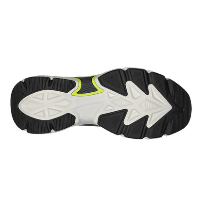 Charcoal-Lime - Pack Shot - Skechers Mens Ventura Skech-Air Trainers