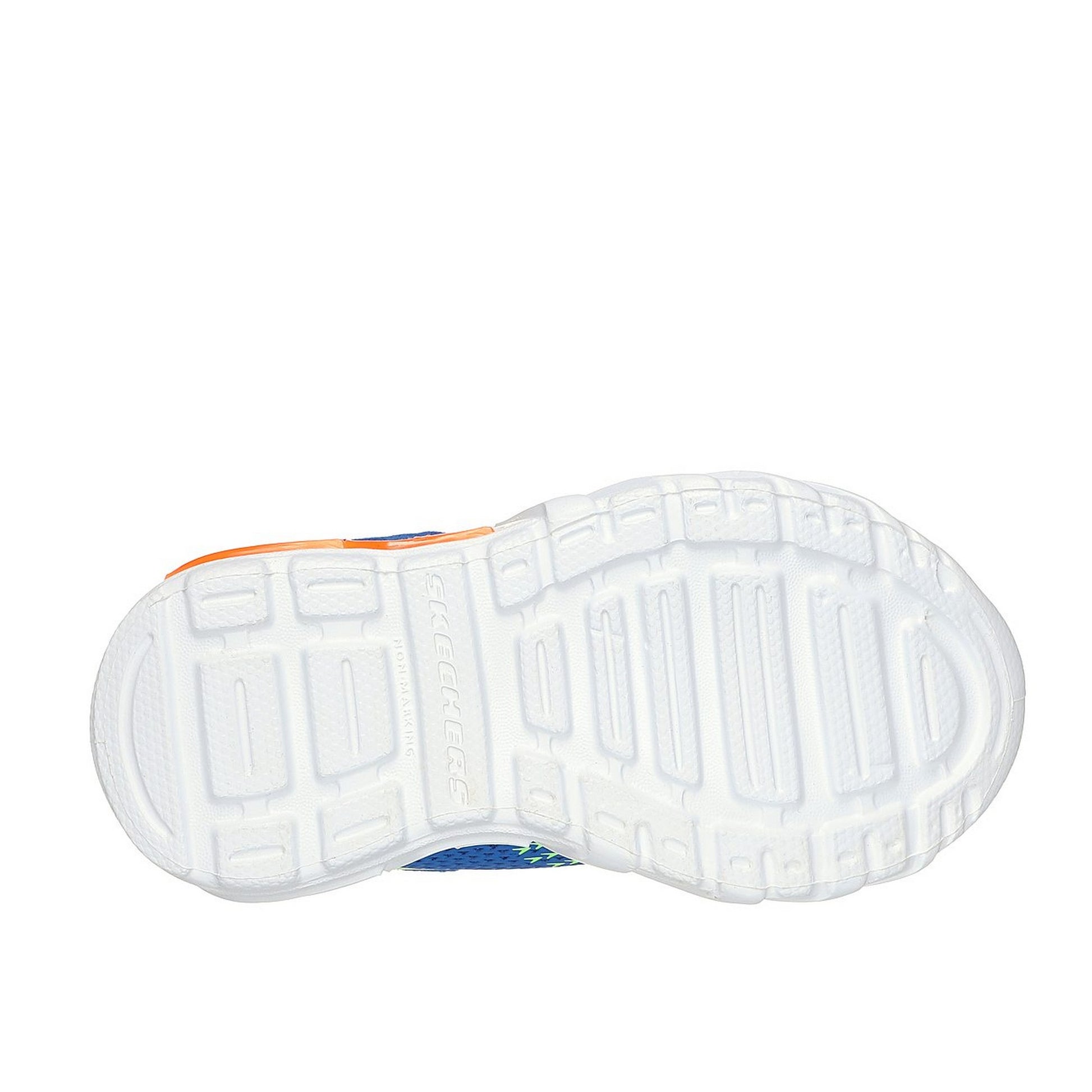 Royal Blue-Multicoloured - Pack Shot - Skechers Boys S Lights Flex-Glow Bolt Trainers