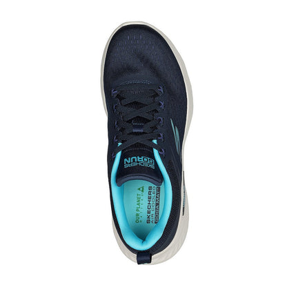 Navy-Aqua - Lifestyle - Skechers Womens-Ladies Go Run Lite Trainers