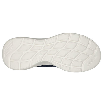 Navy-Aqua - Pack Shot - Skechers Womens-Ladies Go Run Lite Trainers