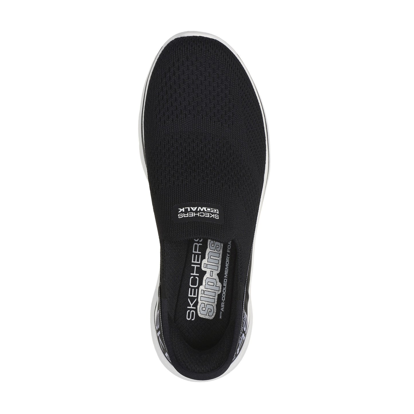 Black-White - Lifestyle - Skechers Womens-Ladies Go Walk 7 - Mia Trainers