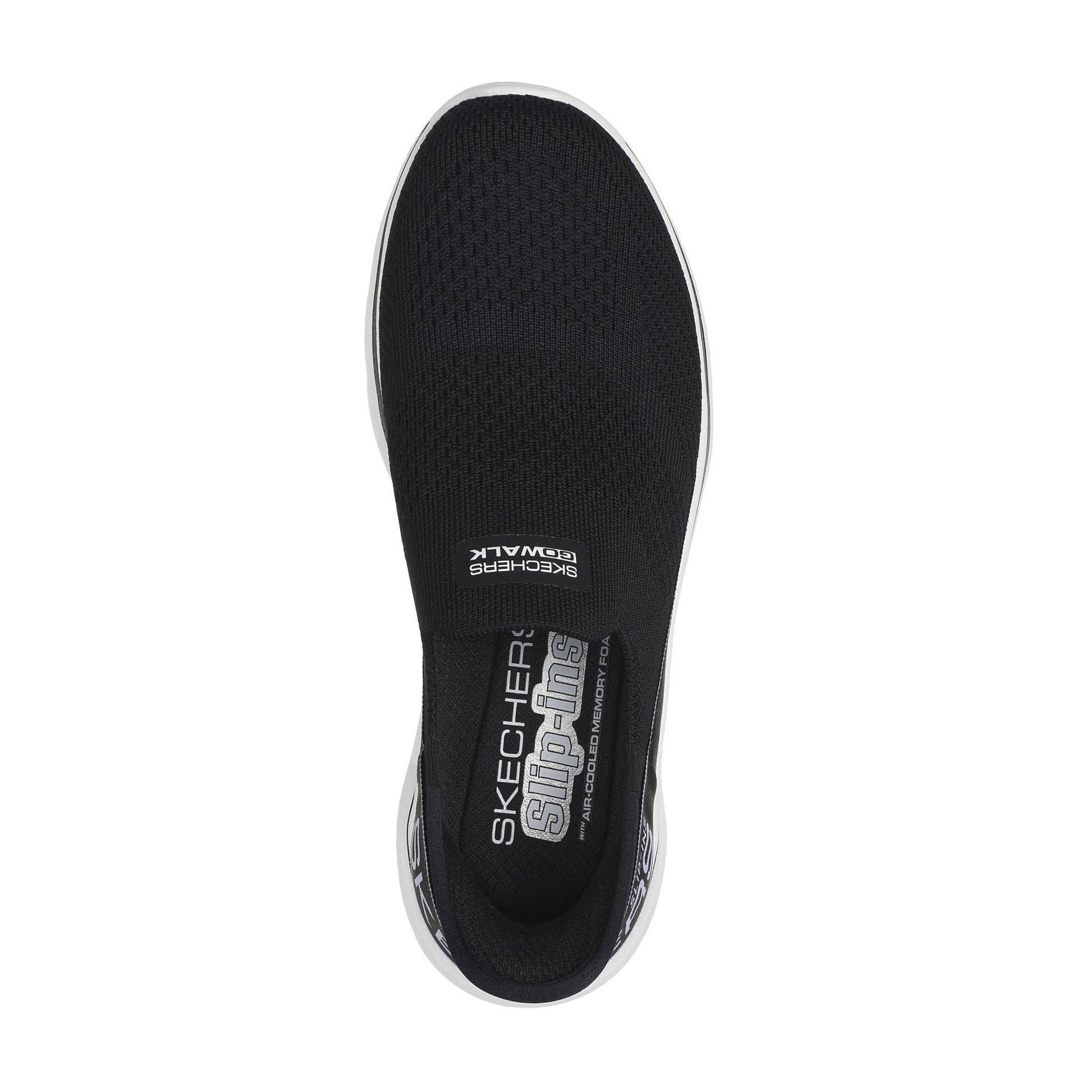 Black-White - Lifestyle - Skechers Womens-Ladies Go Walk 7 - Mia Trainers