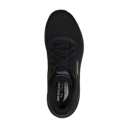 Black - Lifestyle - Skechers Womens-Ladies 2.0 - Big League Arch Fit Trainers