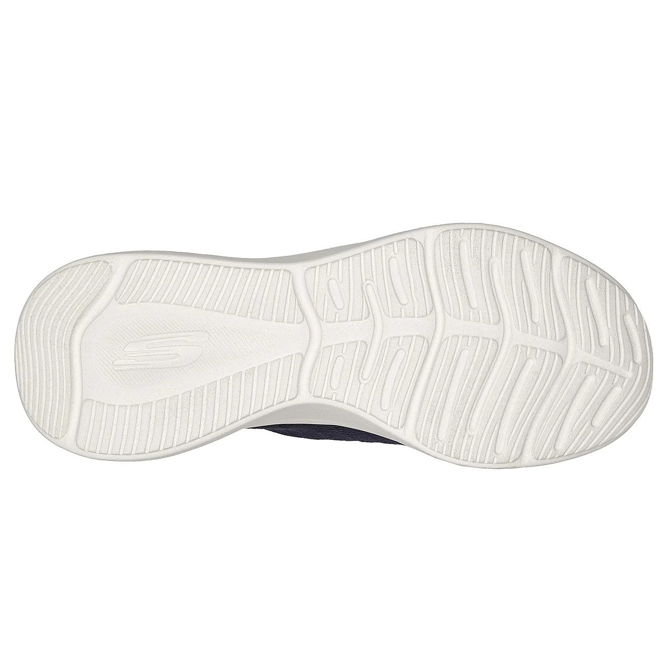 Navy-Lavender - Pack Shot - Skechers Womens-Ladies Ultra Flex 3.0 Easy Step Slip-on Trainers