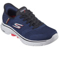 Navy-Red - Front - Skechers Mens Go Walk 7 - Free Hand Trainers
