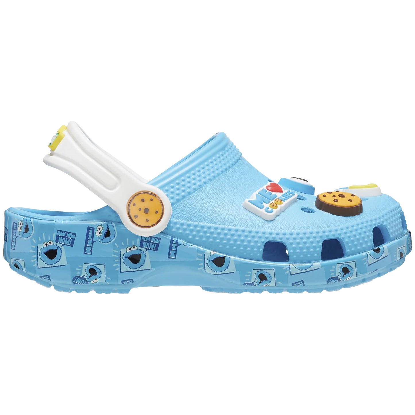 Electric Blue - Lifestyle - Crocs Sesame Street Toddler Classic Cookie Monster Clogs