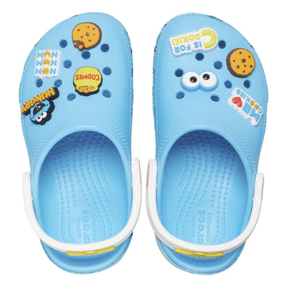 Electric Blue - Pack Shot - Crocs Sesame Street Toddler Classic Cookie Monster Clogs