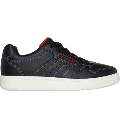 Black - Side - Skechers Boys Quick Street - Vorton Trainers