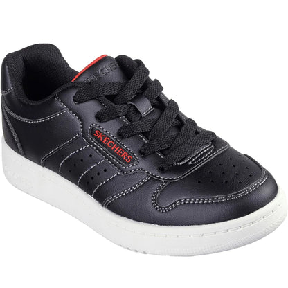 Black - Front - Skechers Boys Quick Street - Vorton Trainers