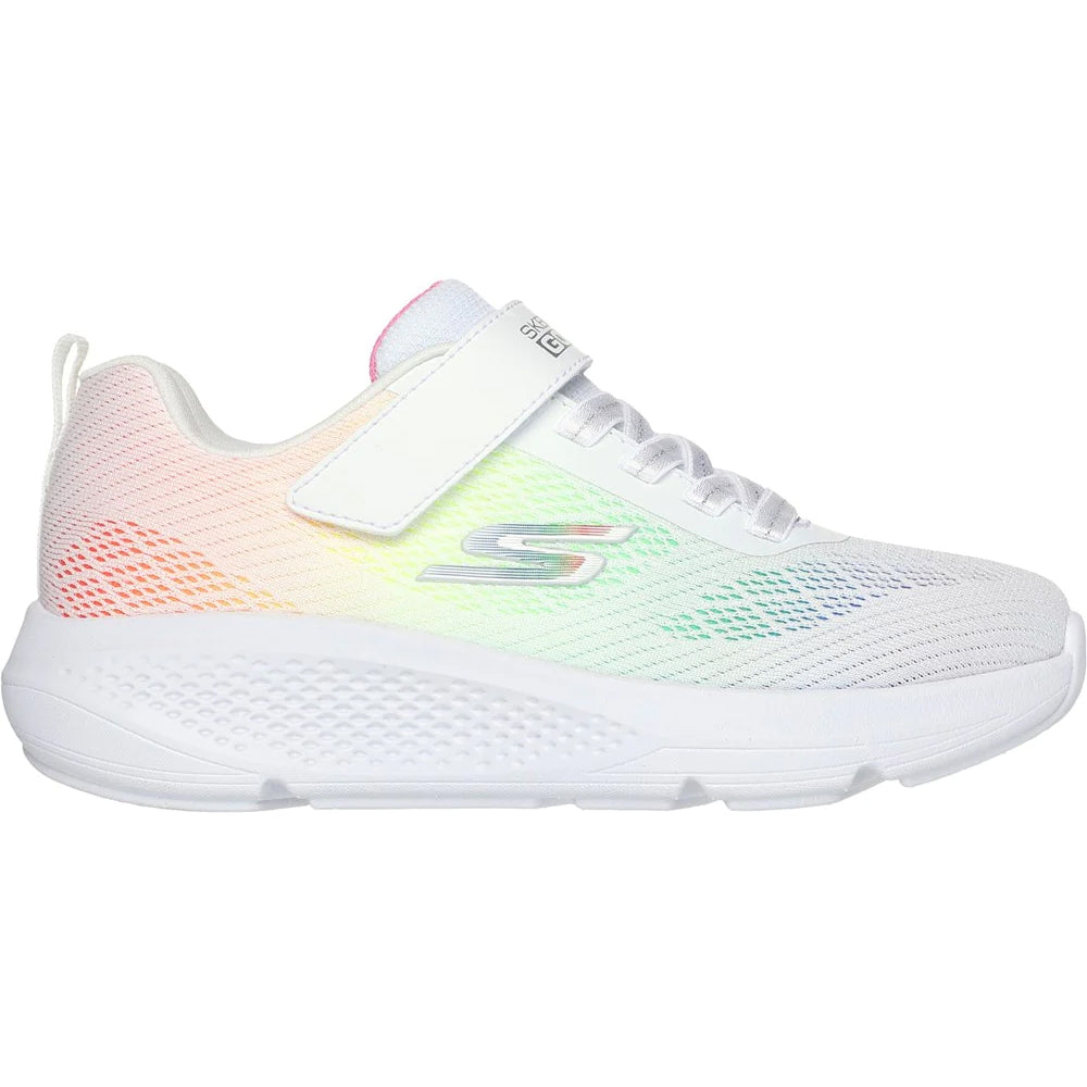 White-Multicoloured - Side - Skechers Girls Go Run Elevate Ombre Sprint Trainers
