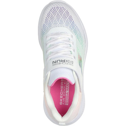 White-Multicoloured - Lifestyle - Skechers Girls Go Run Elevate Ombre Sprint Trainers