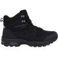 Black-Carbon Grey - Lifestyle - Hi-Tec Mens Jackdaw Waterproof Mid Cut Boots