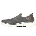 Brown - Back - Skechers Mens Go Walk 7 - Easy On 2 Shoes