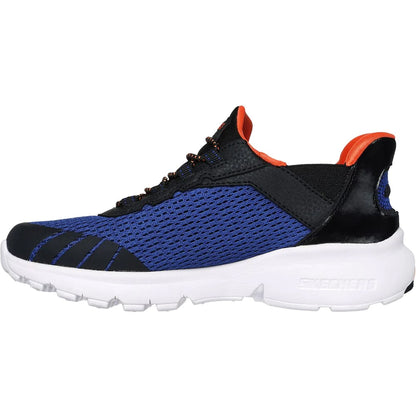 Royal Blue-Black - Back - Skechers Boys Razor Air - Hyper-Brisk Trainers