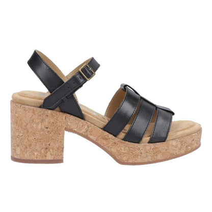 Black - Lifestyle - Hush Puppies Womens-Ladies Poppy Fisherman Sandals
