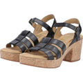 Black - Front - Hush Puppies Womens-Ladies Poppy Fisherman Sandals