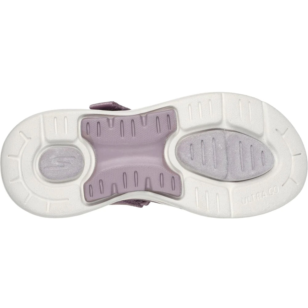 Lavender - Lifestyle - Skechers Womens-Ladies Go Walk Arch Fit Sandals