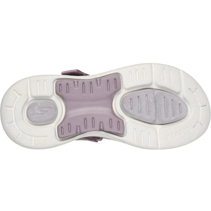 Lavender - Lifestyle - Skechers Womens-Ladies Go Walk Arch Fit Sandals