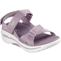 Lavender - Front - Skechers Womens-Ladies Go Walk Arch Fit Sandals