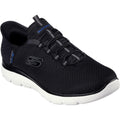 Black - Front - Skechers Mens Summits - High Trainers