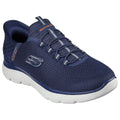 Navy - Front - Skechers Mens Summits - High Trainers