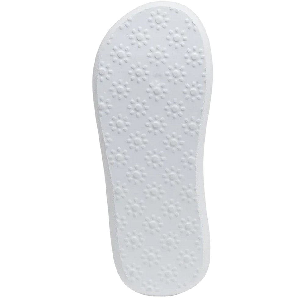 White - Side - Rocket Dog Womens-Ladies Spotlight Barker Flip Flops