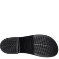 Black - Side - Crocs Womens-Ladies Brooklyn Heeled Sandals