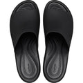 Black - Pack Shot - Crocs Womens-Ladies Brooklyn Heeled Sandals