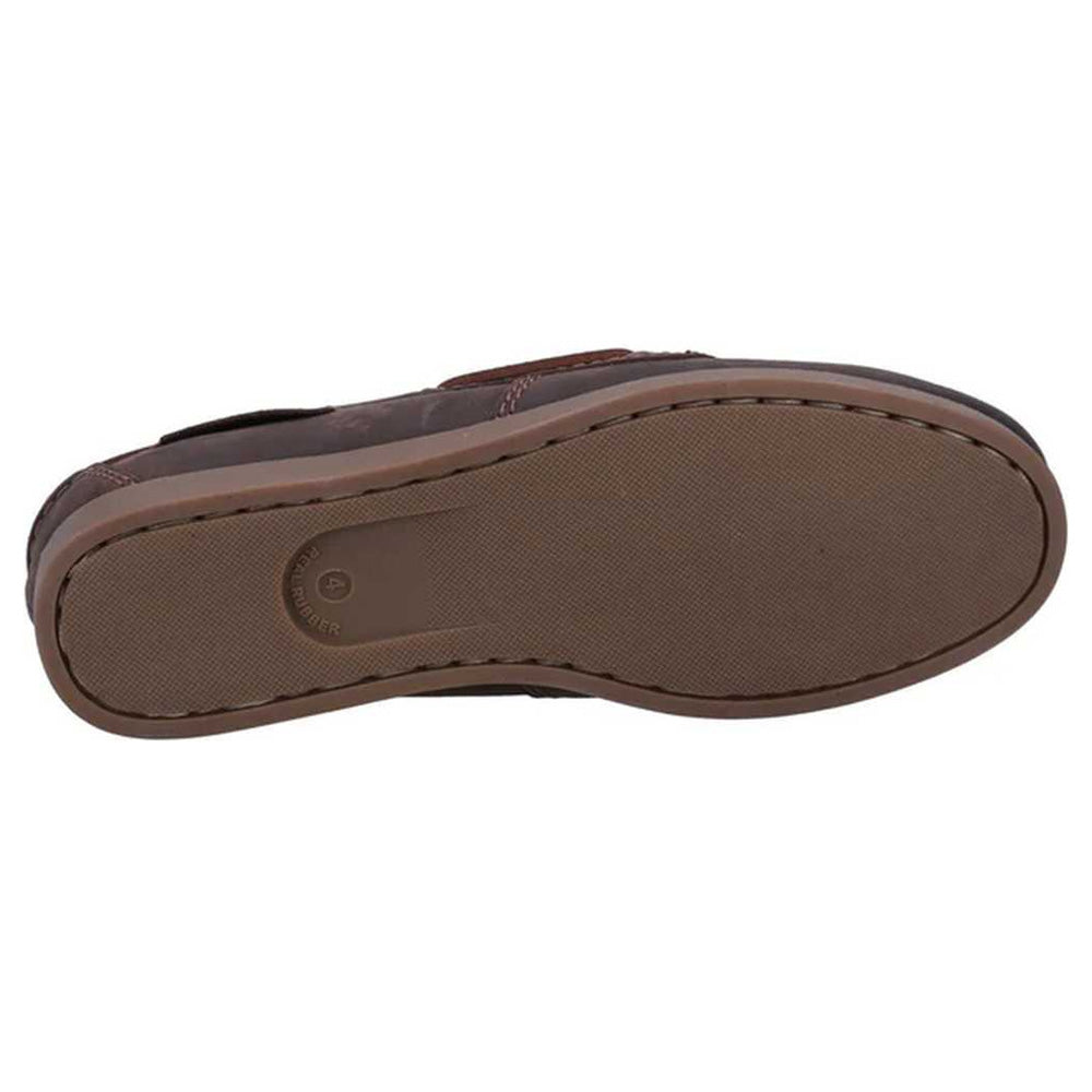 Brown - Lifestyle - Cotswold Mens Bartrim Leather Boat Shoes