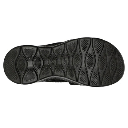 Black - Pack Shot - Skechers Womens-Ladies Go Walk Flex Sandals